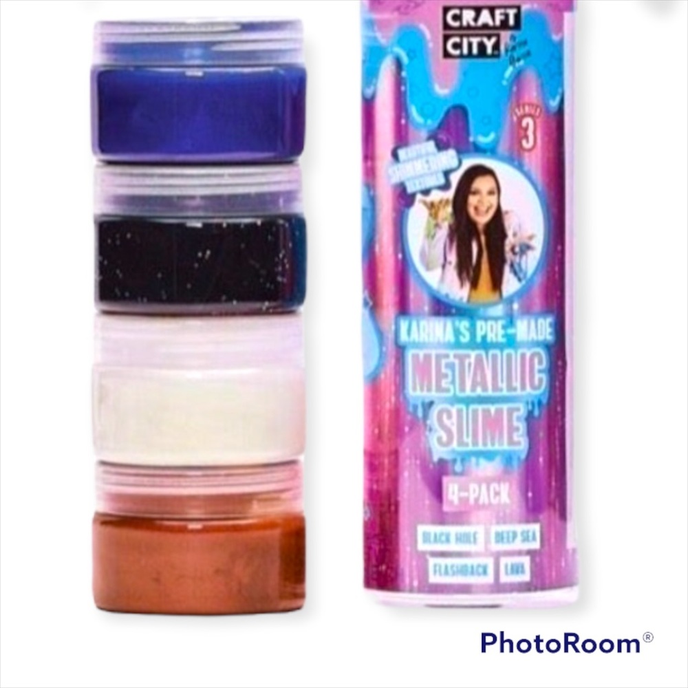 💙 METALLIC SLIME FUN SET 💙